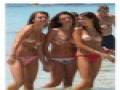 Fotos caseras de 3 amigas en la playa